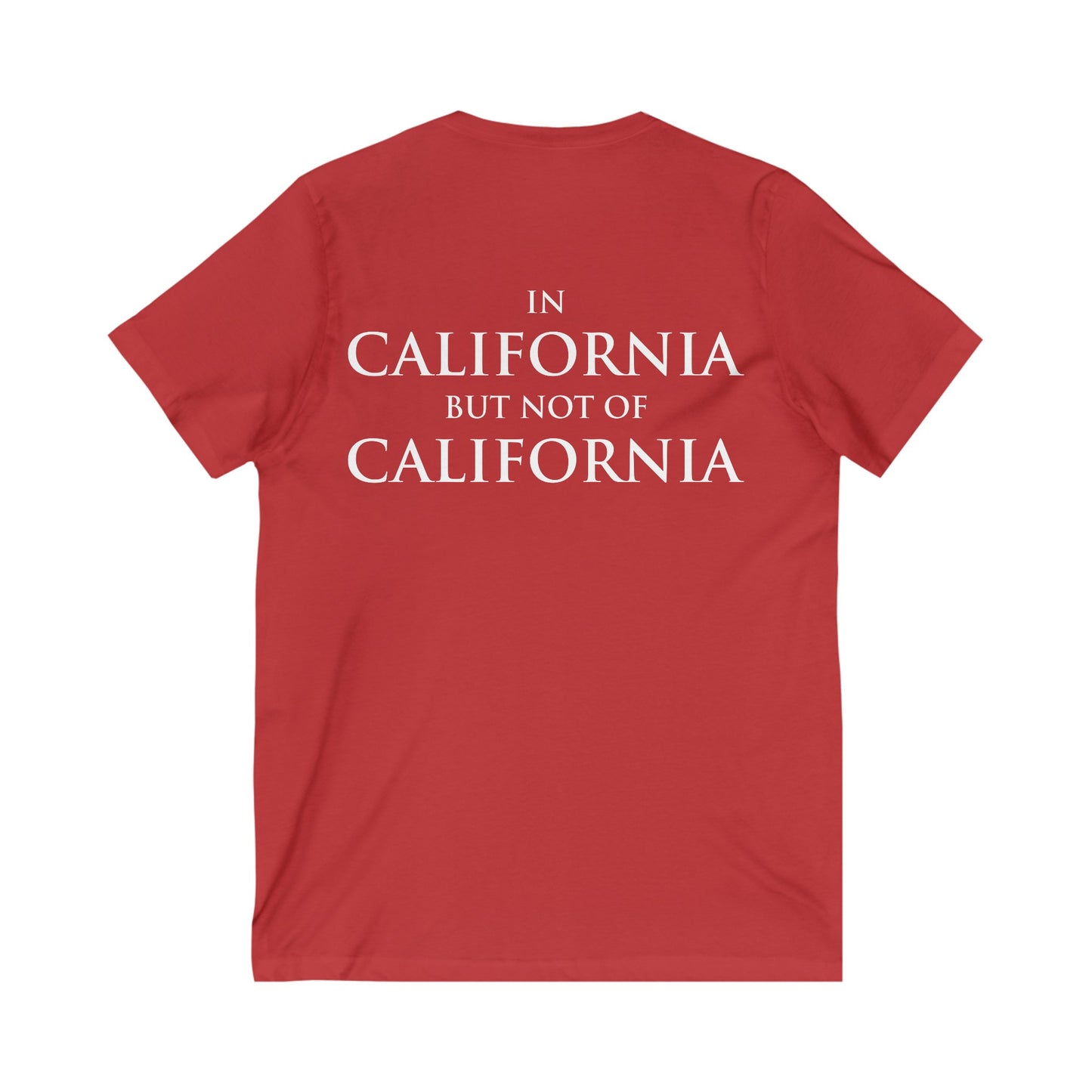 Unisex Jersey Short Sleeve V-Neck Tee