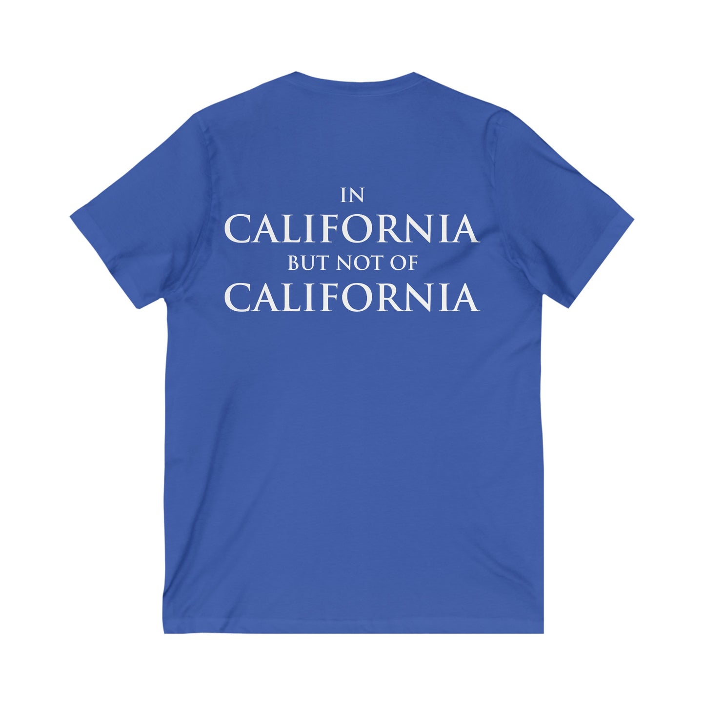 Unisex Jersey Short Sleeve V-Neck Tee