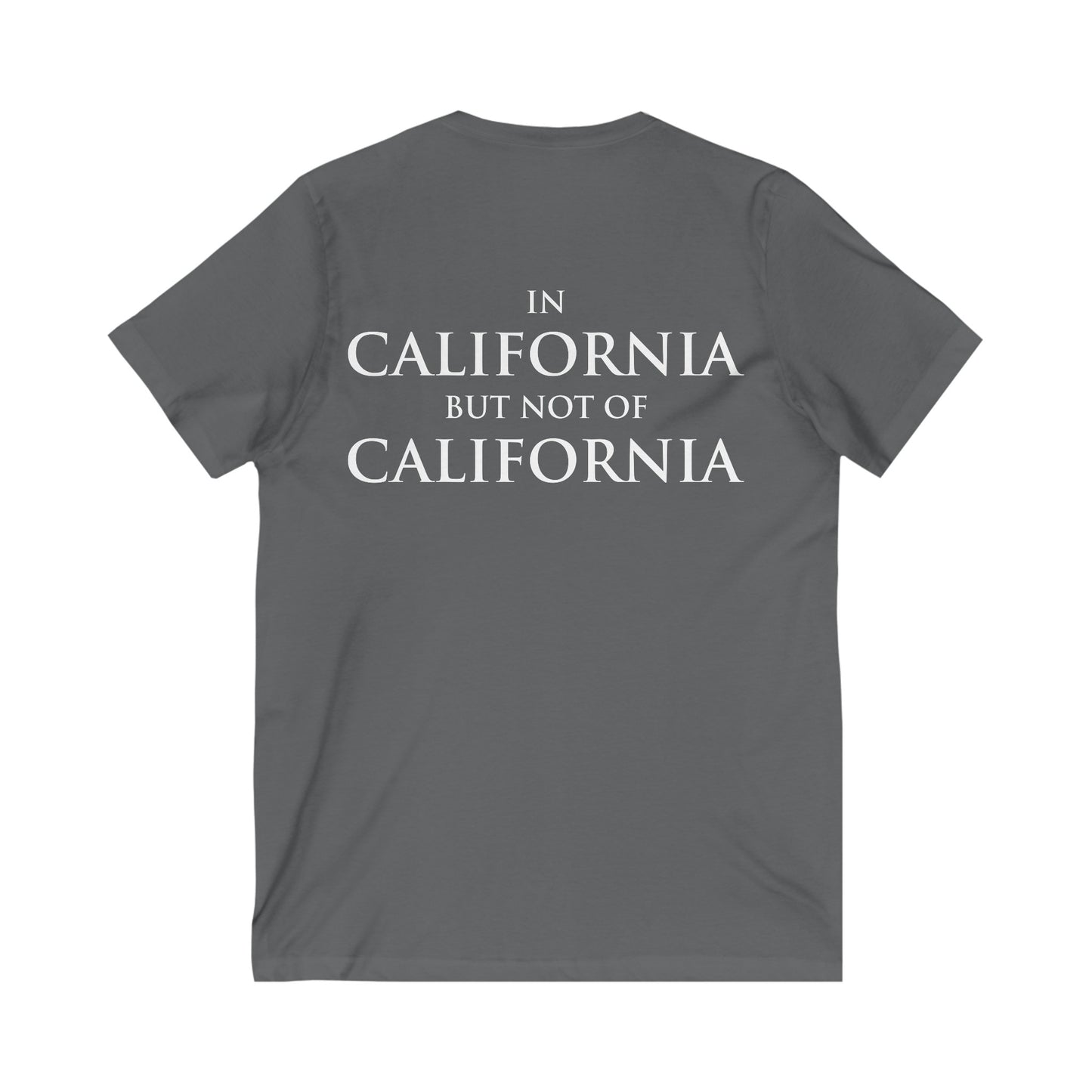 Unisex Jersey Short Sleeve V-Neck Tee